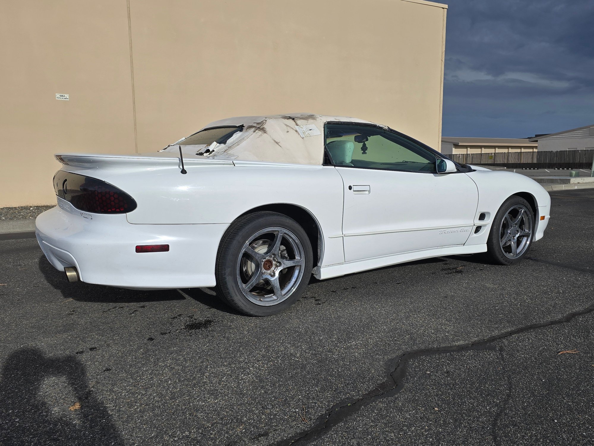 1998 Pontiac Firebird - 1998 Pontiac Trans Am WS6 6spd. Triple white car. - Used - VIN 2G2FV32GW2232035 - 140,866 Miles - 8 cyl - 2WD - Manual - Convertible - White - Kennewick, WA 99336, United States
