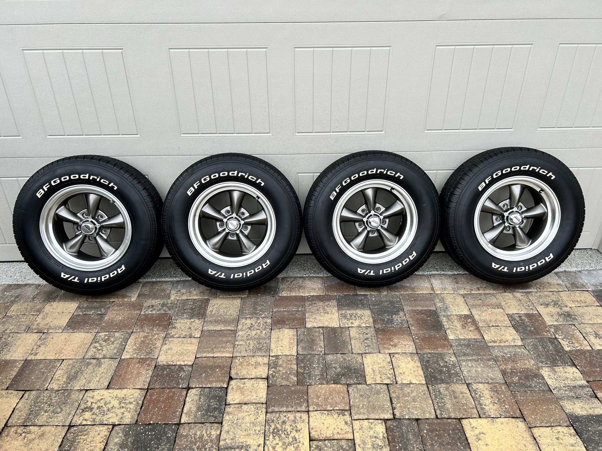 Wheels and Tires/Axles - 4 REV 100 Grey 15"x7" 0 offset, 4" backspacing, 5x4-3/4 & 4 BF Goodrich TA 225/70/R15 - Used - -1 to 2025  All Models - Jacksonville/st. Augustine, FL 32092, United States