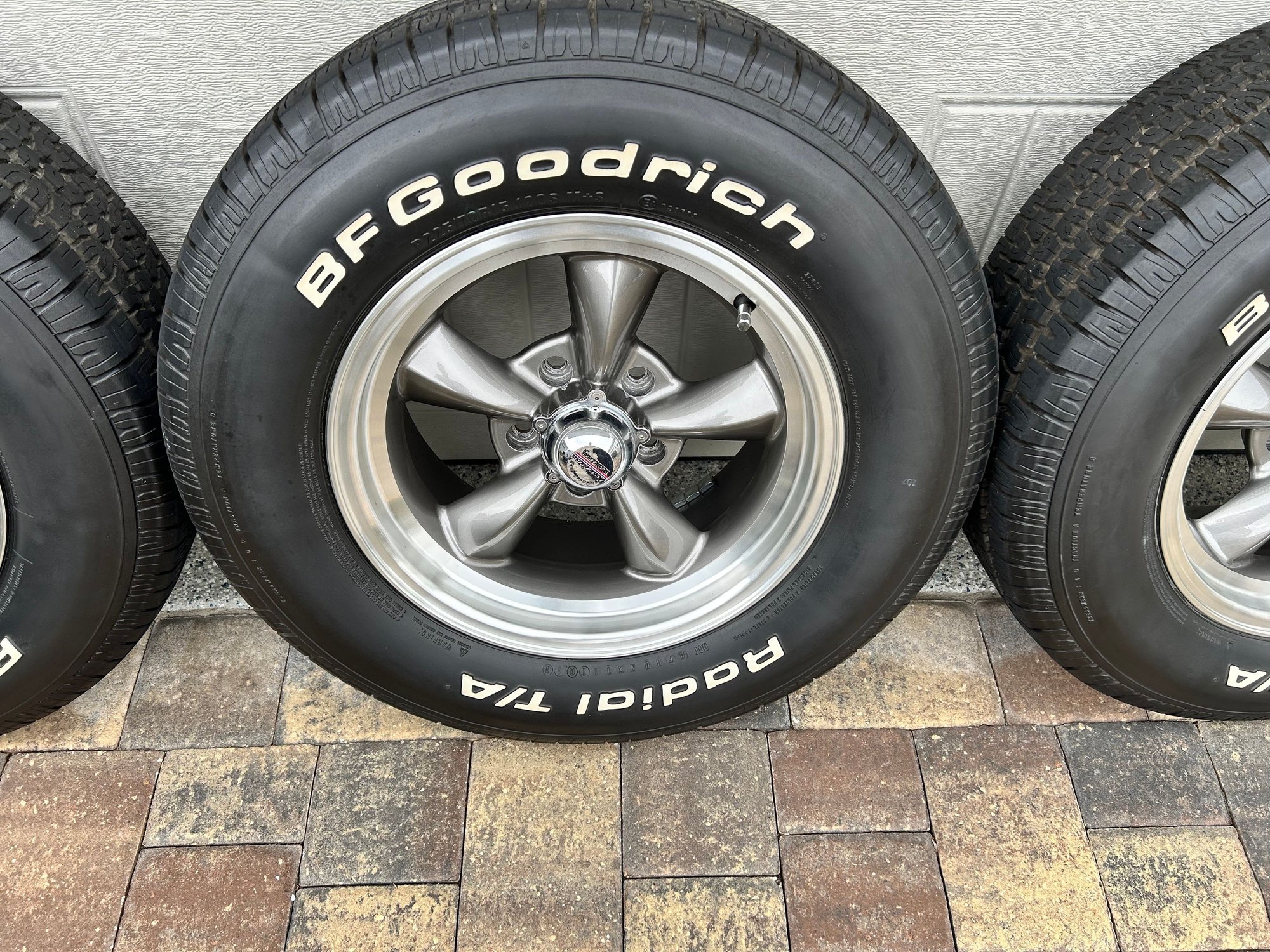Wheels and Tires/Axles - 4 REV 100 Grey 15"x7" 0 offset, 4" backspacing, 5x4-3/4 & 4 BF Goodrich TA 225/70/R15 - Used - -1 to 2025  All Models - Jacksonville/st. Augustine, FL 32092, United States