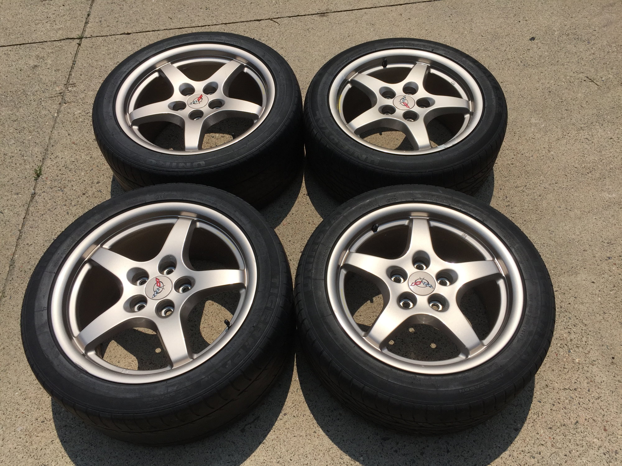  - PRICE DROP...RARE Corvette Magnesium Wheels Rims Staggered Camaro Firebird C5 LIGHT - Minneapolis, MN 55449, United States