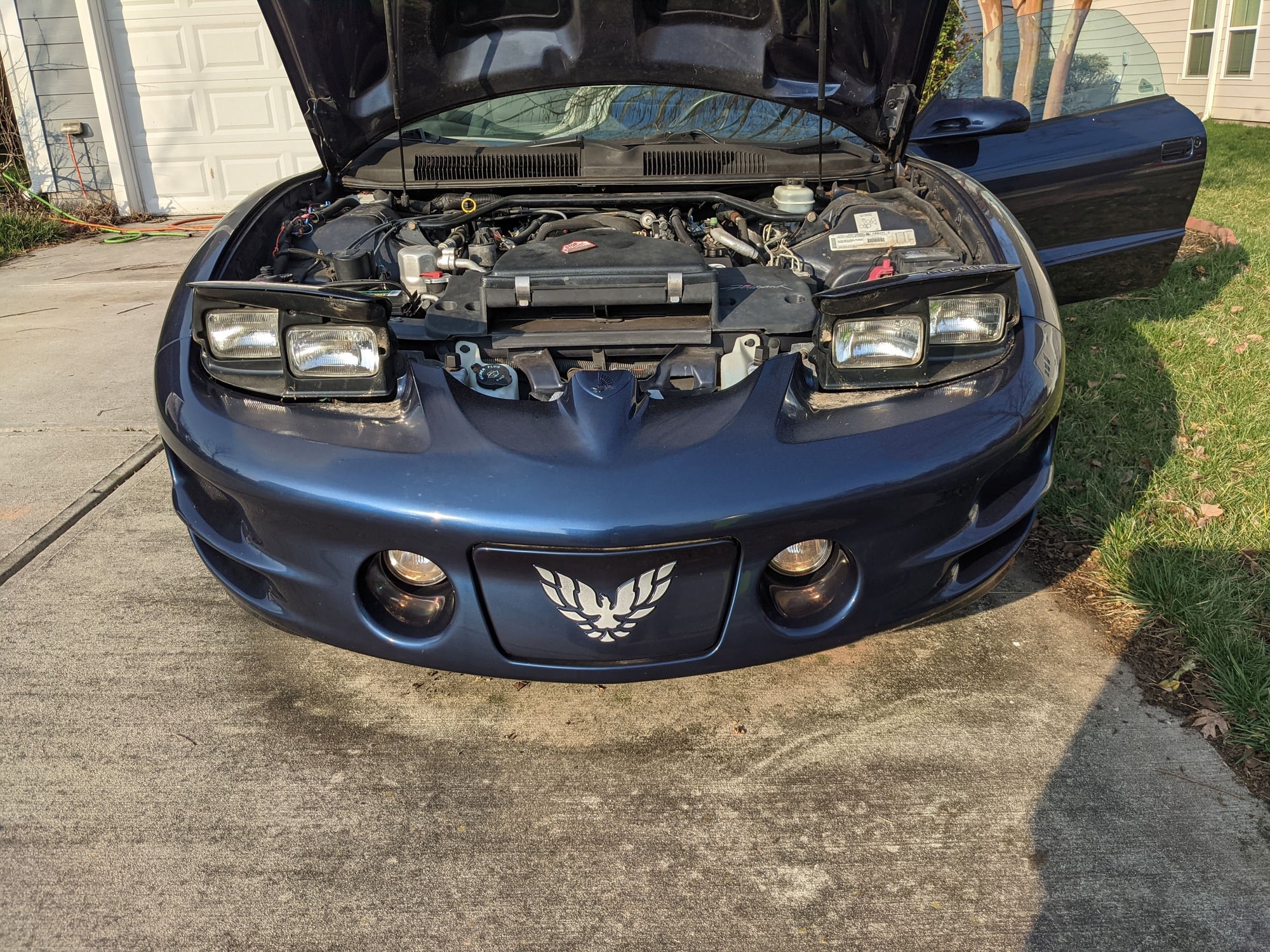 1999 Pontiac Firebird - Low mileage 1999 Pontiac Trans Am Firehawk M6 restoration project for sale - Used - VIN 2G2FV22G0X2212248 - 58,790 Miles - 8 cyl - 2WD - Manual - Coupe - Blue - Morrisville, NC 27560, United States