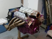 intake clean and headers wrapped