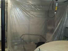 home made paint booth