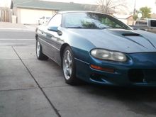 (After) 2/16 1998 "base" Mystic Teal, 3800II, MM5, T-tops, Monsoon, SS hood, SS spoiler, 17x9.5 ZR1 replicas 226,000 miles (sold)