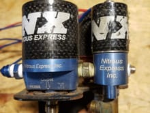 Nitrous express solenoids with bracket $75 plus shipping