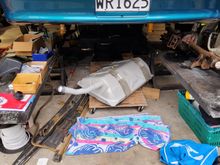 Fuel tank has been sprayed with a protective coating in side the tank to stop rust. Tank lifted in to place no problem. I was surprised i was able to install this on my own.