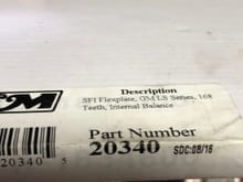 Flex plate brand NEW