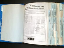 First Page 1984 Camaro Service Information