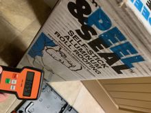 Peel and Seal that I purchased from Lowes.  I actually like working with this better than the Quick Roof.  They appear to be the same, tar like, aluminum backed material.  The aluminum is different and, obviously the P&S comes in a much bigger roll.