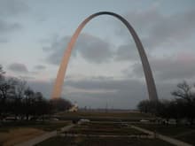downtown at the arch