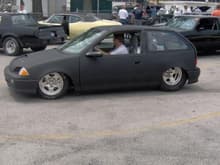 Cruising in the staging lanes