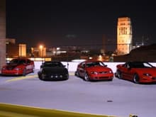 My car with my buddies cars in Downtown Ann Arbor!!!