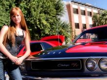 With Chuck's 1970 Charger at the Car Show for Cancer 2012