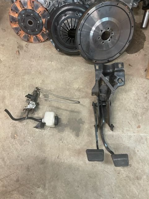 Drivetrain - t56 6 speed, LS bellhousing, 10 inch clutch, flywheel, driveshaft for 1st gen Camaro - Used - 0  All Models - Summit, MS 39666, United States