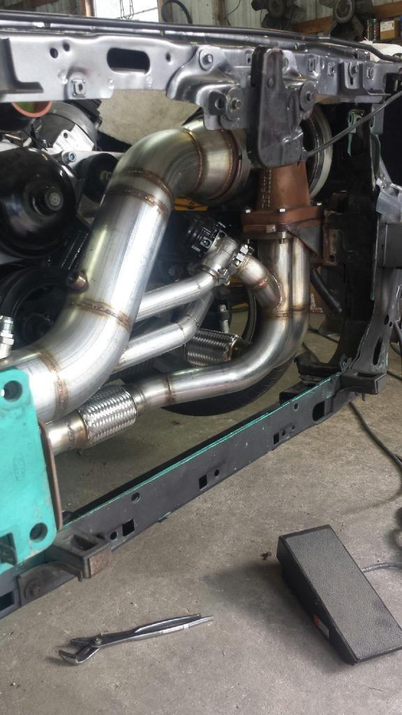 Custom T6 Turbo Kit For Foxbody With A C