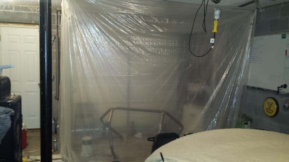 home made paint booth