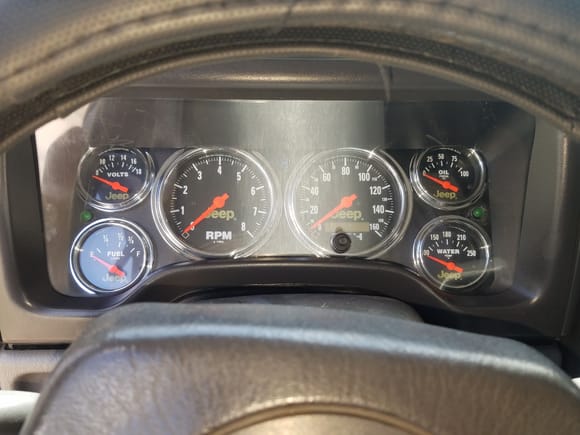 Gauge cluster is done, wired and back together.
