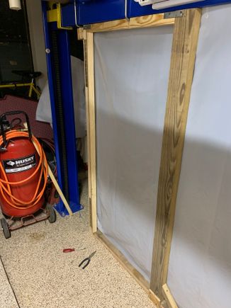 I knew I’d need to be able to get in and out so I had to make a door.