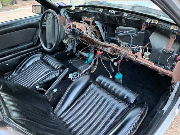 I have the coupe's original dash however my donor car's dash will be going in.