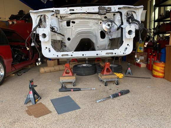 I can't remember why I changed jackstands but I did.