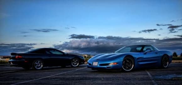 My old SS, and my new C5