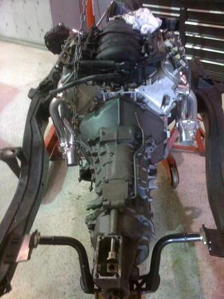 Engine and trans in subframe