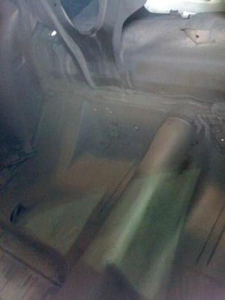 Floor pan in primer