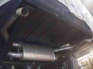 View of muffler