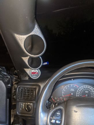 Triple gauge cluster Installed