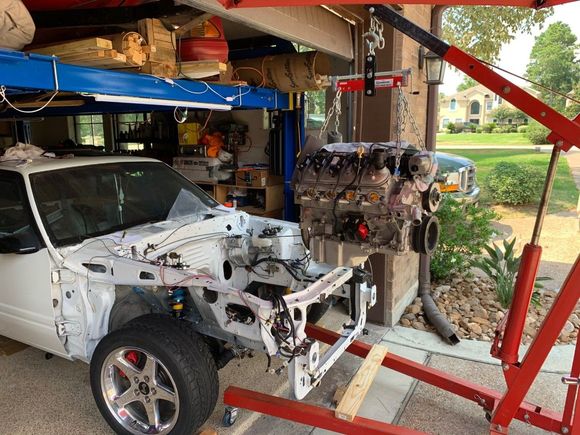 It's happening!  My Mustang coupe is getting LS power!!