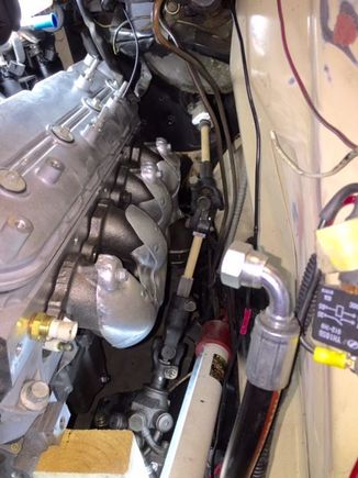 Steering shaft with stock manifold