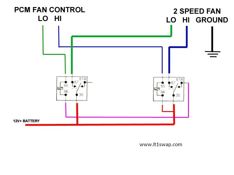LS swap electric fan wiring - LS1TECH - Camaro and Firebird Forum Discussion On Plug Ignition Coil Wiring Diagram LS1Tech.com
