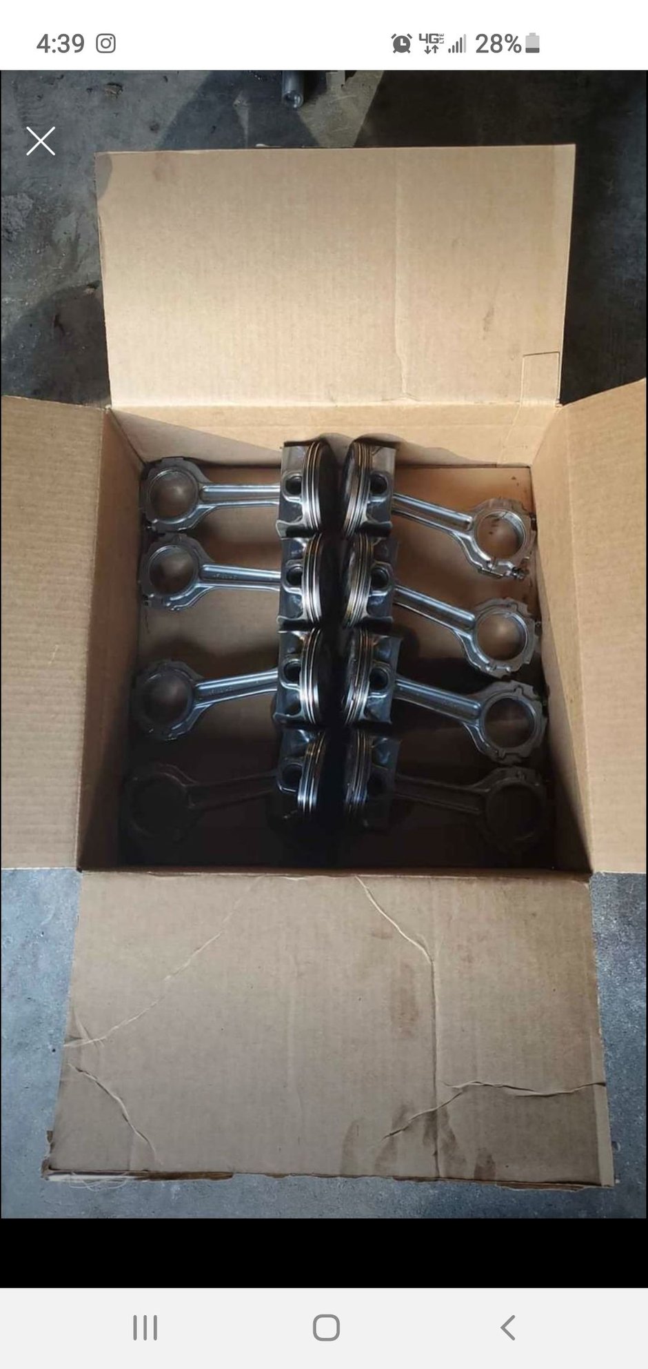 Engine - Internals - LS7 crank, rods, pistons - Used - 2006 to 2013 Chevrolet Corvette - Vernon, CT 06066, United States