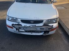 Lady drive into my bumper lol