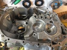 Bellhousing cleaned.