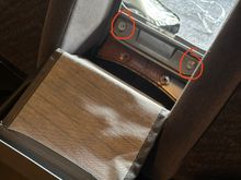 Two center 10mm bolts