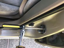 Minor adjustment to the driver's door lock angle.
