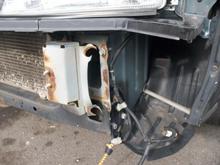 Bumper bracket torn apart from mounting
