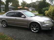 G35 rims before I got my 245/40/18 General Exclaim's mounted....