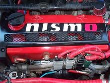 second guessing the nismo stick, although its hiding one imperfection i think i liked it without....also i have to replace the led i broke under the engine cover