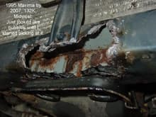 95 Max Radiator Support Rust Repair