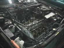 finishing up the engine rebuild