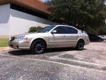 After tint added. Playing around with photo editor to darken wheels to see what powdercoating them black might look.