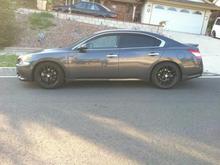 painted wheels w/ eibach springs