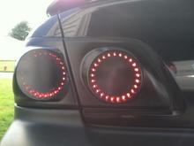smoked out led tail lights