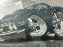 A fun drawing of our 67 Chevelle