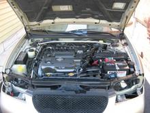 Engine black chassis bar 004