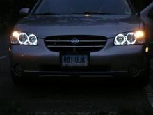 AngelEyes @ night before LED swap
