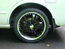 New wheels. Just got to get my struts and springs.