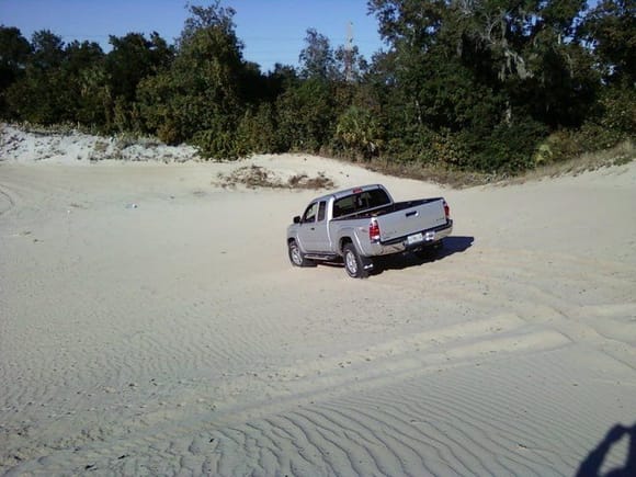 Sand dunes when that truck was new